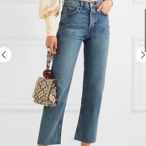 RE/DONE Originals High-Rise Straight Leg Jeans 30